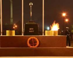The Amar Jawan Jyoti was inaugurated by then Prime Minister Indira Gandhi on January 26, 1972. The jyoti burns day and night to pay respect to the sol